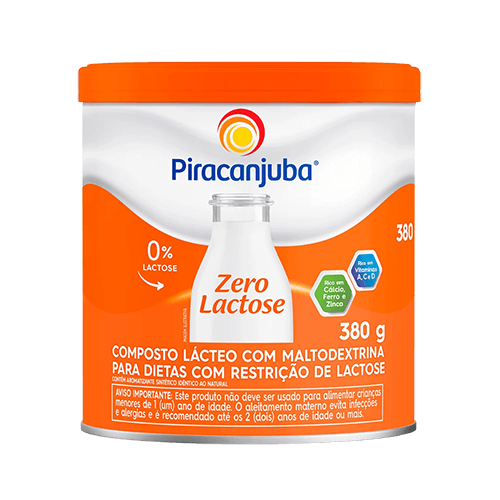 Composto Lácteo Piracanjuba Zero Lactose 380g